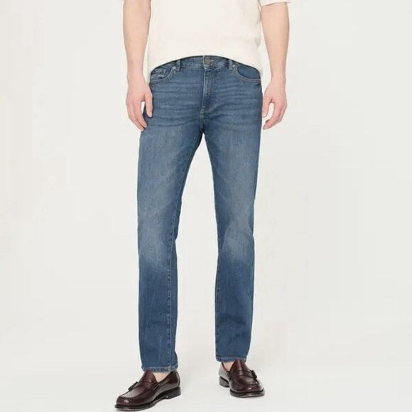 DL1961 Nick Slim Fit Stretch Seaside Blue Denim Jeans 33 x 34 NEW Medium Wash